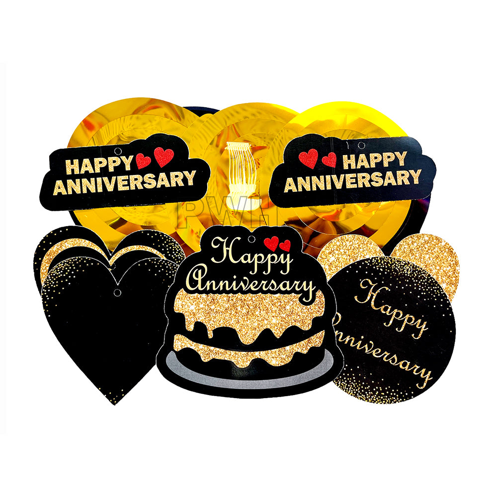 Happy Anniversary Swirls Set