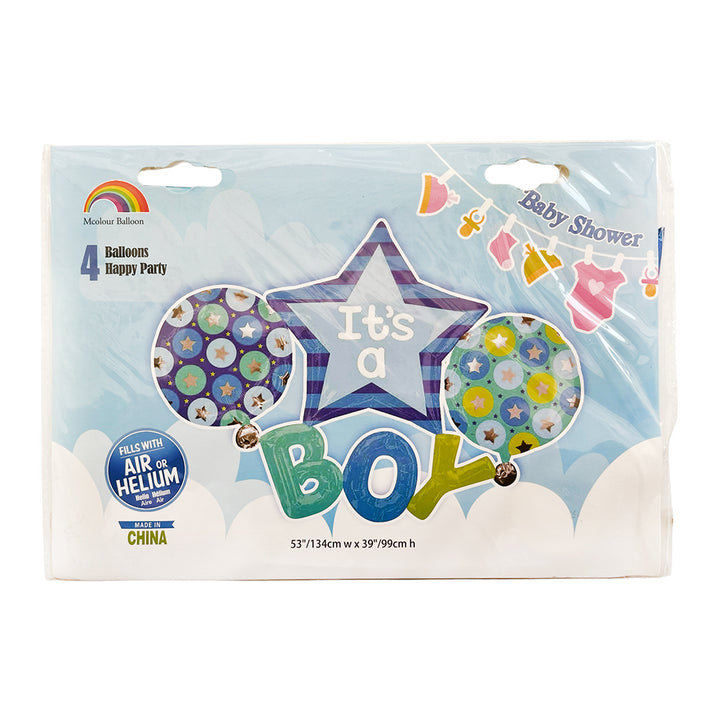 Its A Boy New Arrival Balloons Set Party wholesale hub 