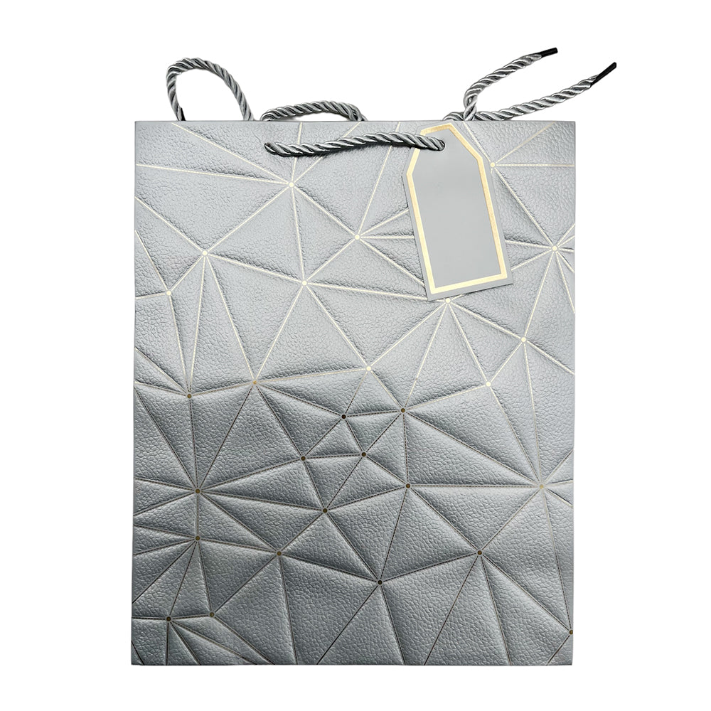  LEATHER LOOK PAPER GIFT BAG_ZIG ZAG-PARTY WHOLESALE HUB