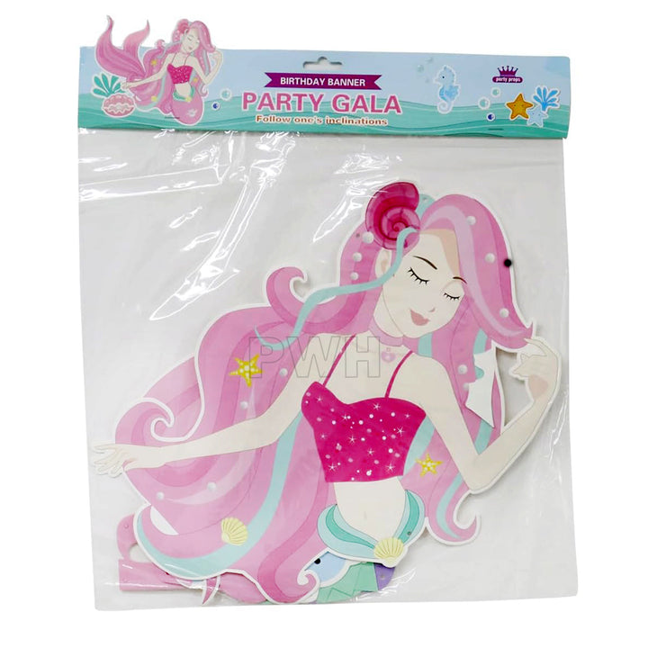 Mermaid Large Paper Wall Banner
