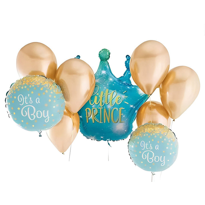 Little Prince It's a BOY 9 in 1 Balloons Bouquet Set - Party wholesale hub