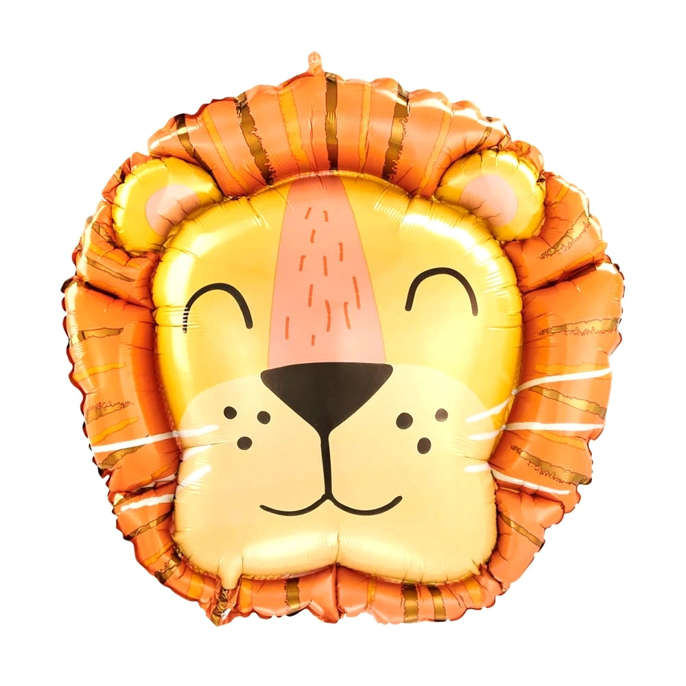 Lovely Lion Face Shaped Foil Balloon-Party wholesale hub