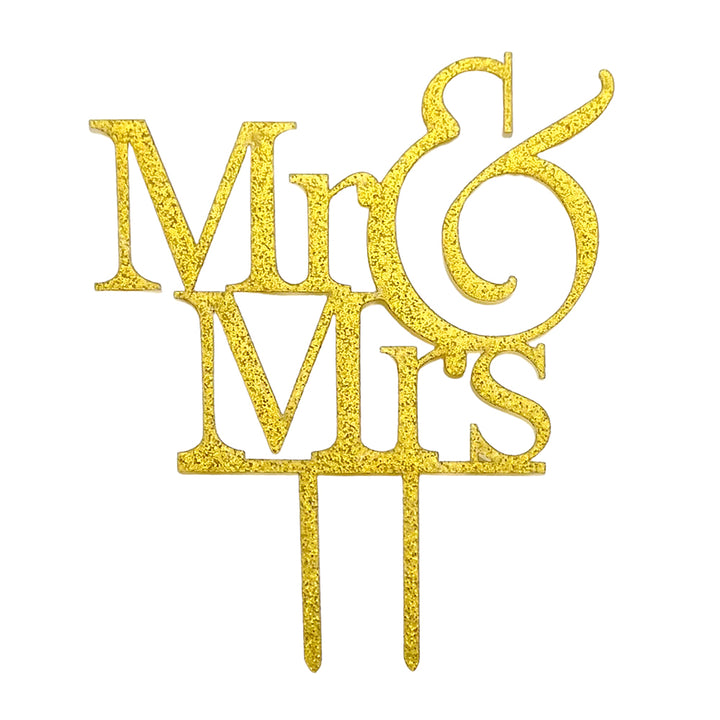 MR & MRS LETTER CAKE TOPPER Party wholesale hub