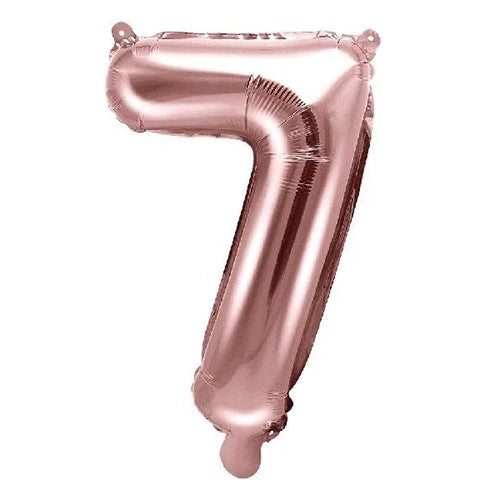 Mcolour 40 Rose Gold Foil Number 7 - Party wholesale hub