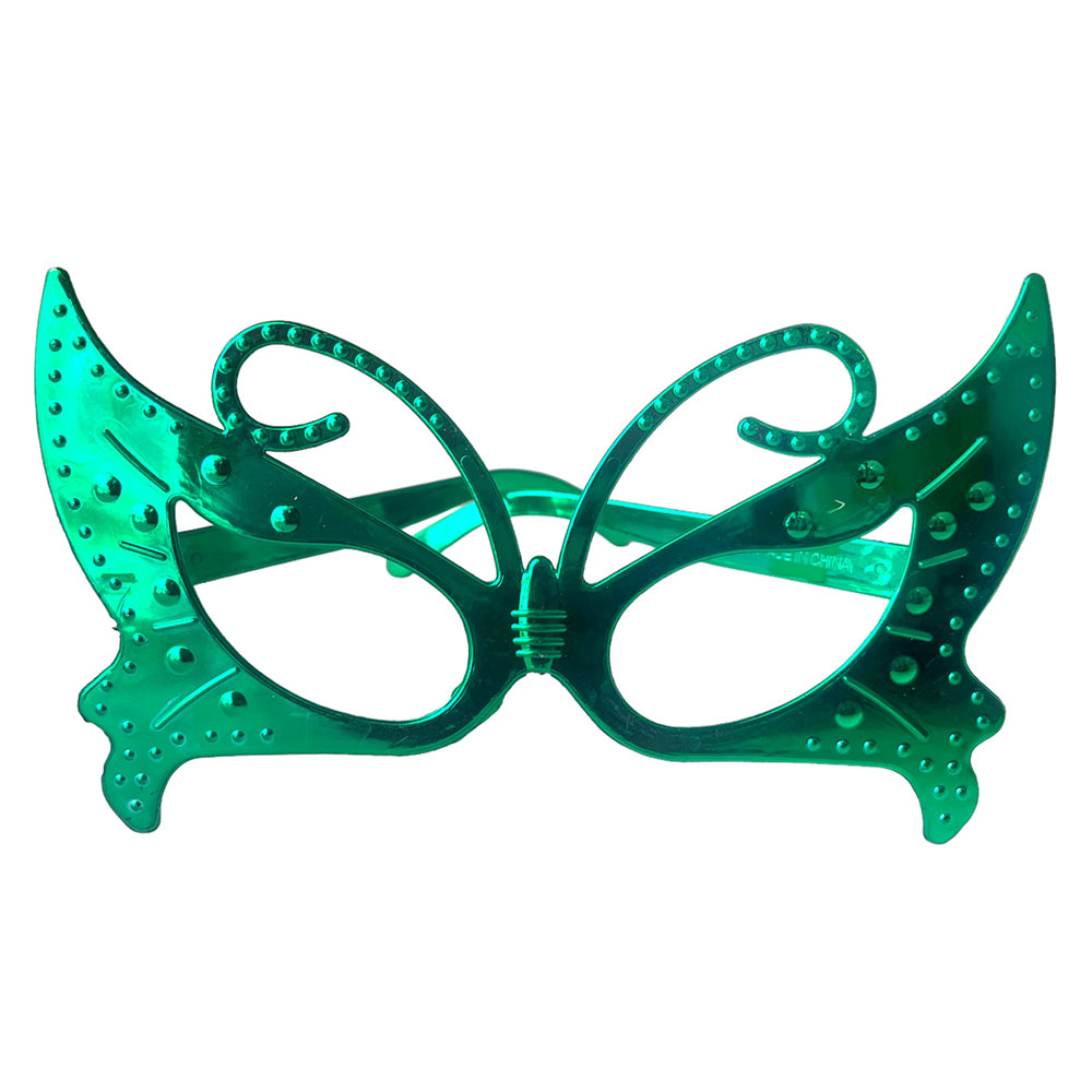 Metallic Party Goggles green-party wholesale hub