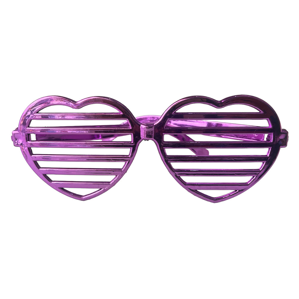 Metallic Party Goggles Purple -party wholesale hub