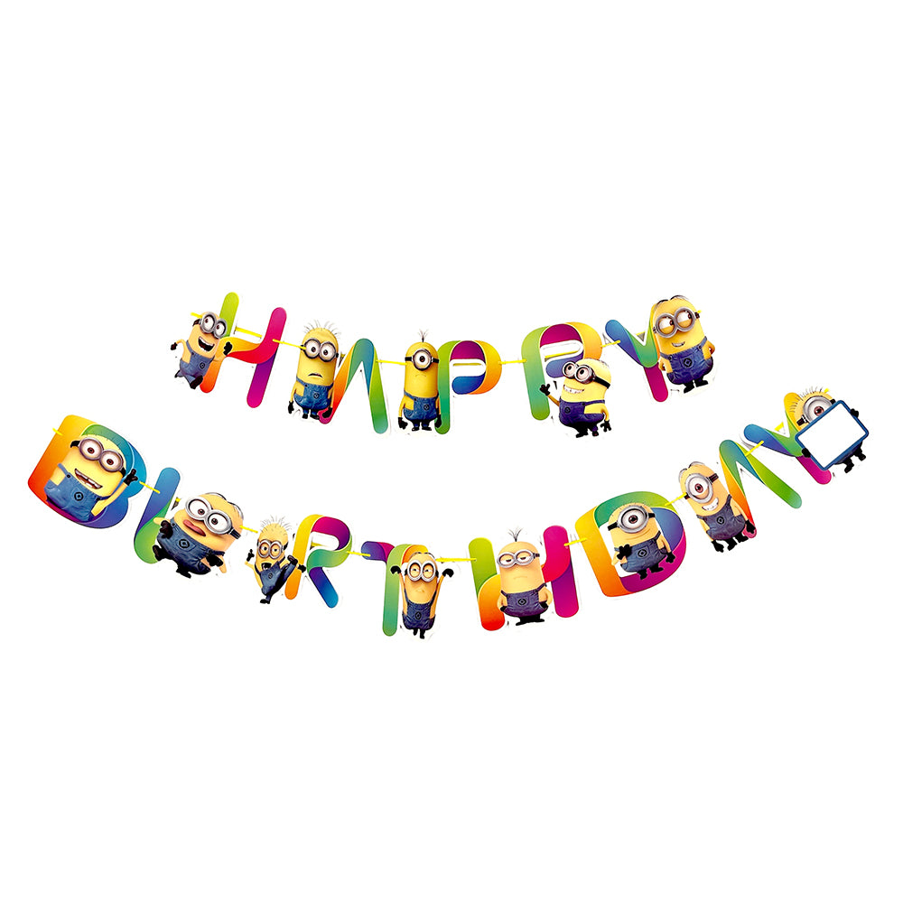 Minions Theme Birthday Wall Banner - Party wholesale hub