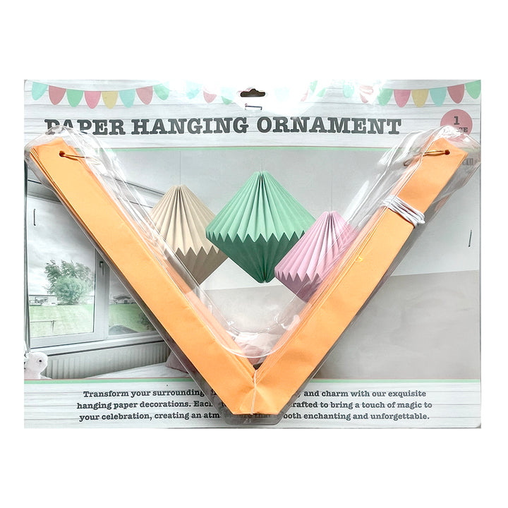 Paper Honeycomb Hanging Decoration Ornament - 40/40CM 
Party Wholesale Hub 