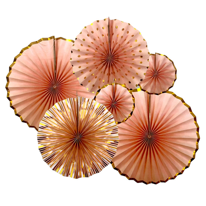 Party Paper Fans Glitter Assorted [6 Pcs] . Party wholesale hub