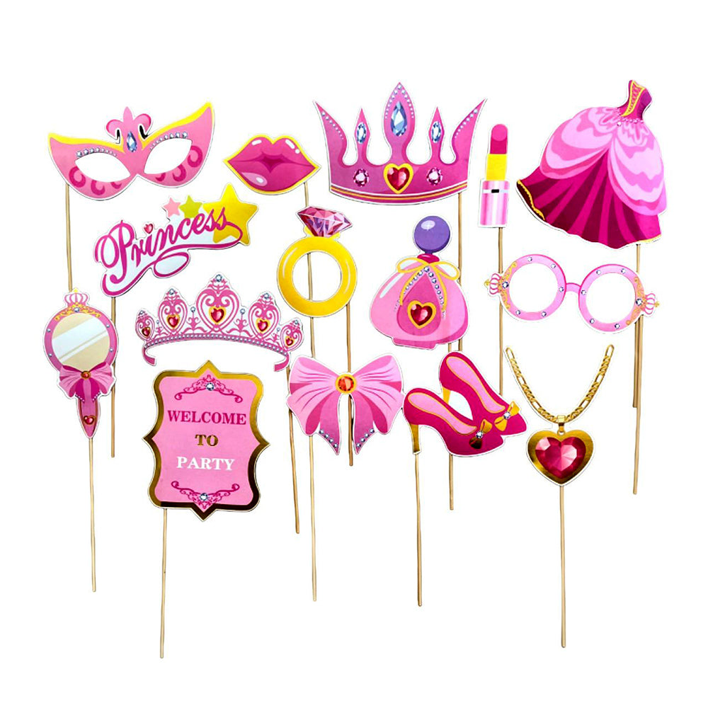 Princess Party Photo Booth Props Set Party wholesale hub