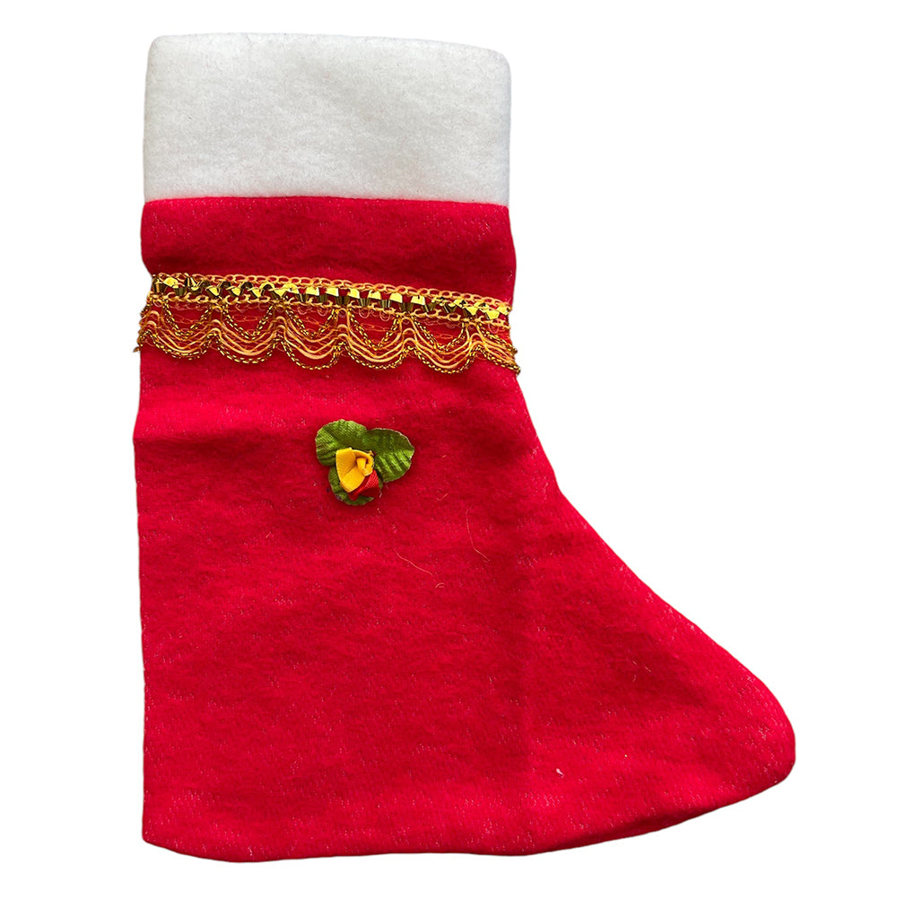 Red Christmas Stockings for Santa Gifts - (1 Pcs)  Party wholesale hub 