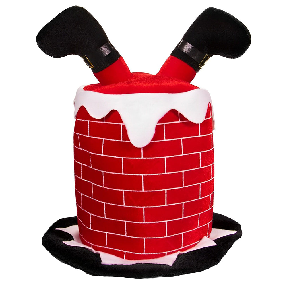 Santa in a Chimney Hat - Party wholesale hub