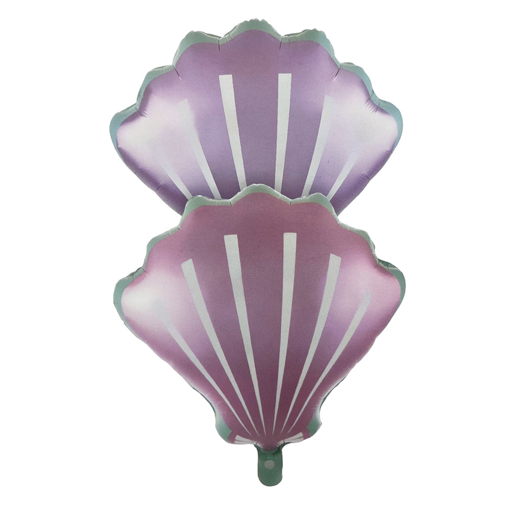 Sea Shell Foil Balloon-Uninflated-Party wholesale hub.