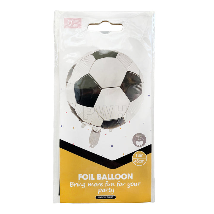 18" Soccer Theme Printed Foil Balloon
