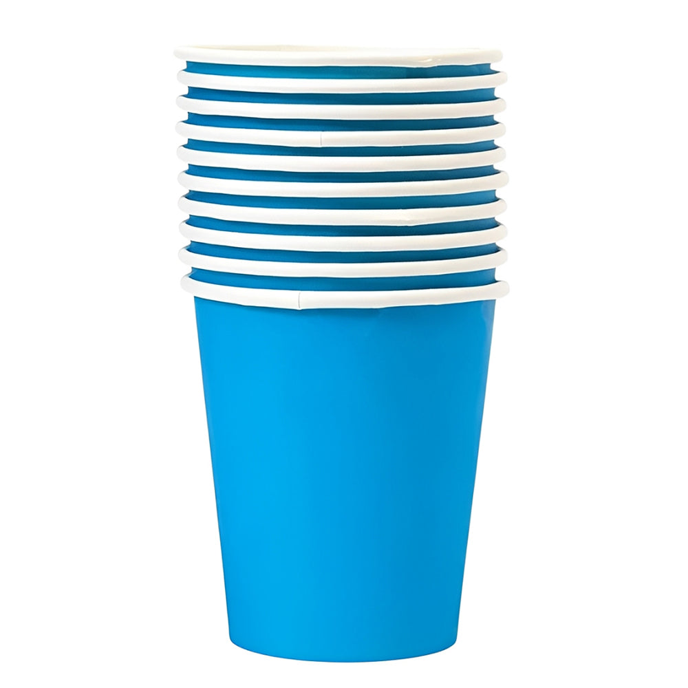 Solid Color Paper Cups Set (Set of 10 cups) - Avbl in 7 colors