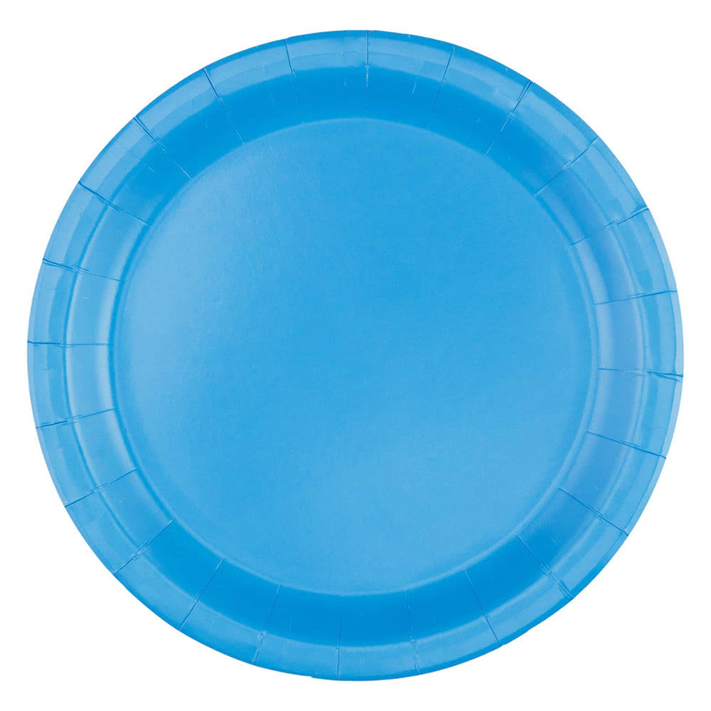 9" Solid Color Paper Plates Set (set of 10 plates) - Avbl in 7 colors