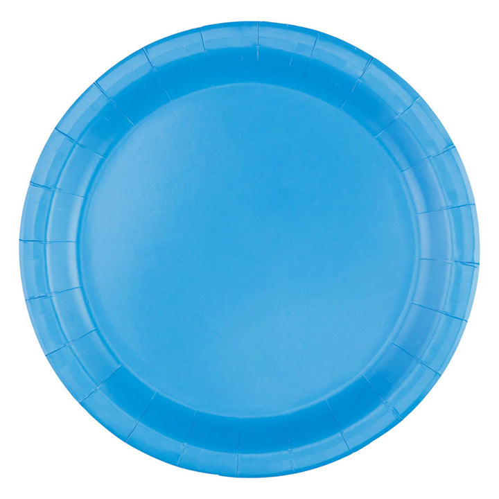 9" Solid Color Paper Plates Set (set of 10 plates) - Avbl in 7 colors