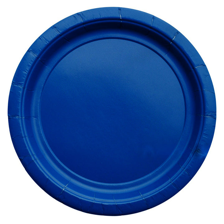 9" Solid Color Paper Plates Set (set of 10 plates) - Avbl in 7 colors
