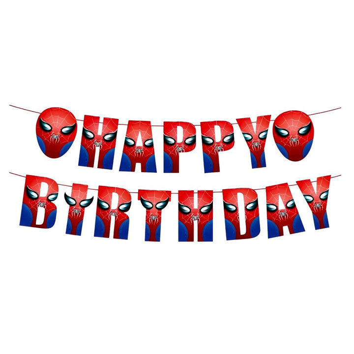 Spider-man Happy Birthday wall Banner