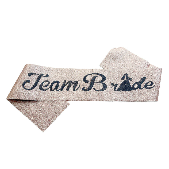 Team Bride Glitter Sash - Assorted Colors