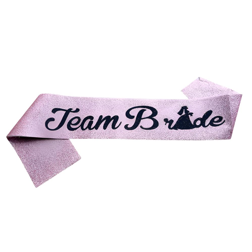 Team Bride Glitter Sash Assorted Colours Party wholesale hub