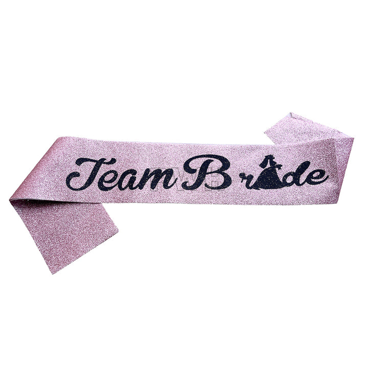 Team Bride Glitter Sash - Assorted Colors