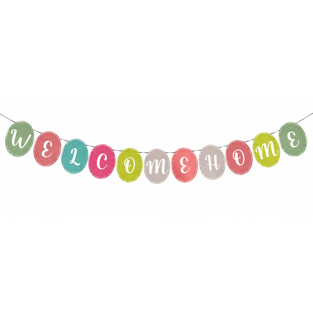 Welcome Home Paper Banner - Assorted