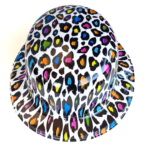 Bowler Printed Plastic Party Hat - Spots - Party Wholesale Hub