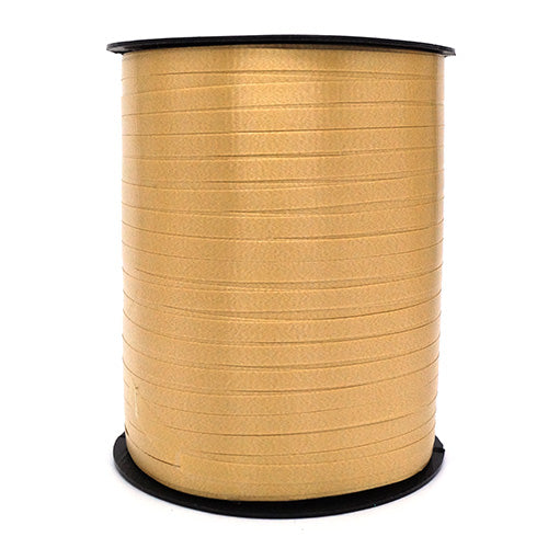 Curling Balloon Ribbon - Golden - 500 Yards - Party Wholesale Hub