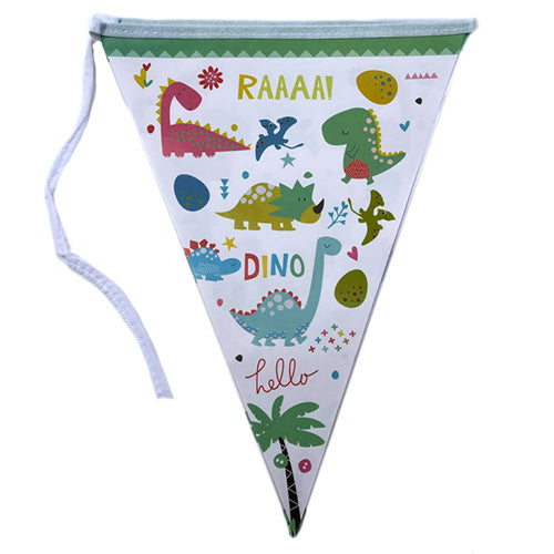 Cute Dino Theme Party Wall Banner - Open - Party Wholesale Hub