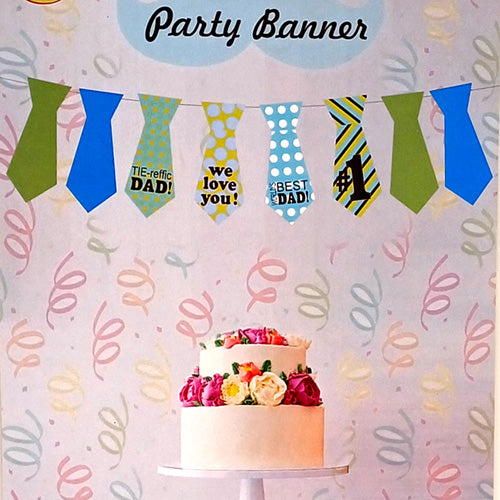 Dad's Birthday / Father's Day Paper Banner - Party Wholesale Hub