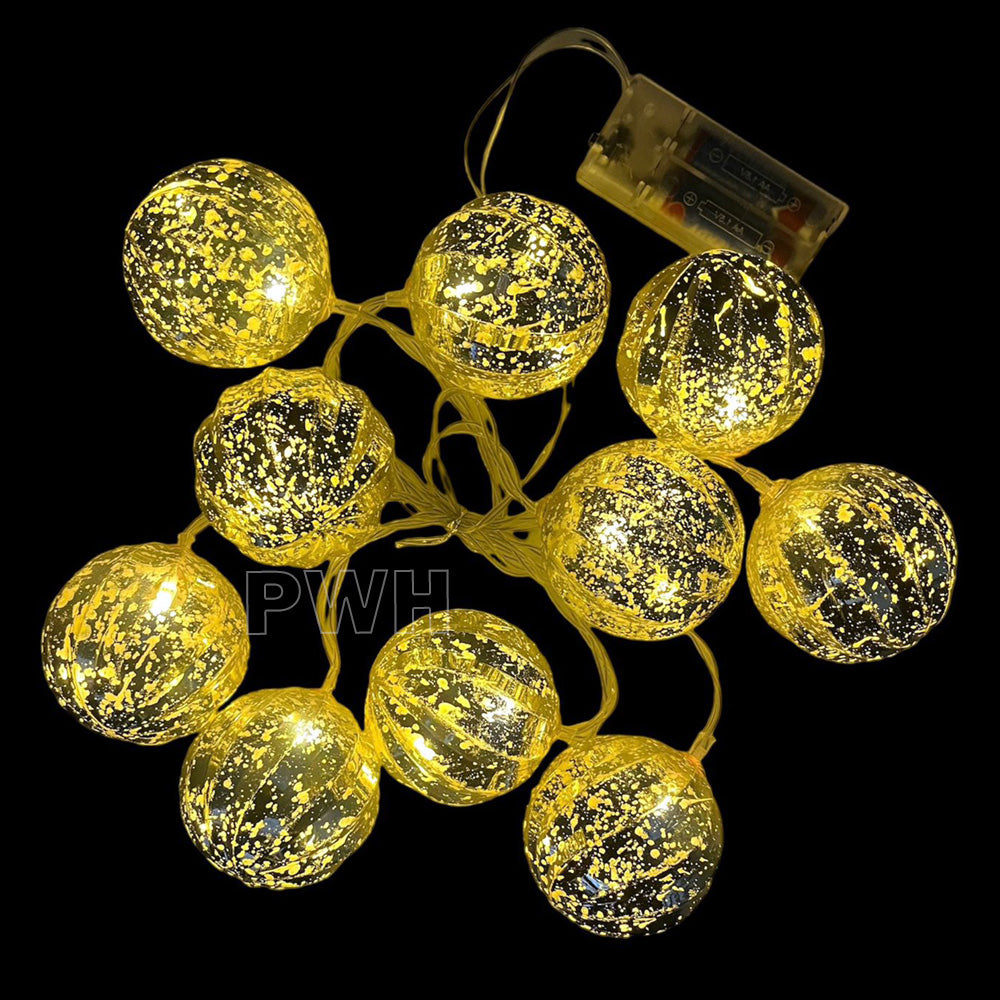 Disco Ball Decorative String LED Lights - 10 Balls Series