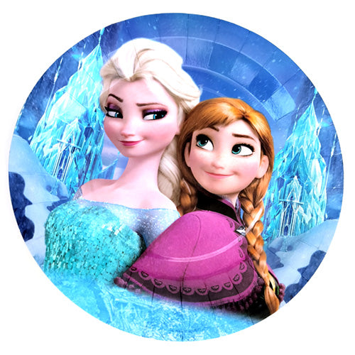 Frozen Theme Paper Food Plate - Isolated - Party Wholesale Hub