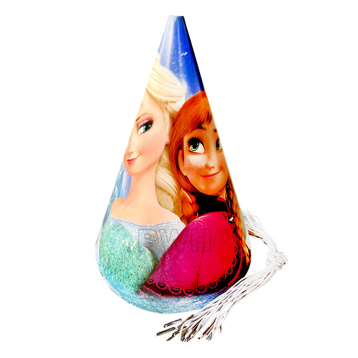 Frozen theme party caps for kids birthday celebrations and wholesale party supplies from Party Wholesale Hub India