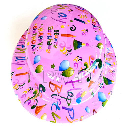 Happy Birthday Neon Hat - Assorted Colors