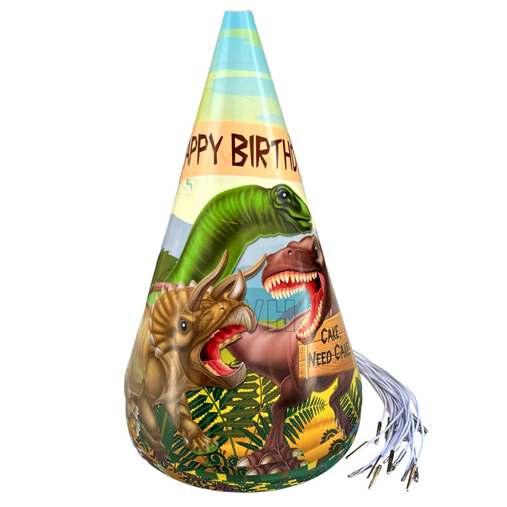 Jungle theme party caps pack of 10 for kids birthday celebrations and wholesale party supplies from Party Wholesale Hub India