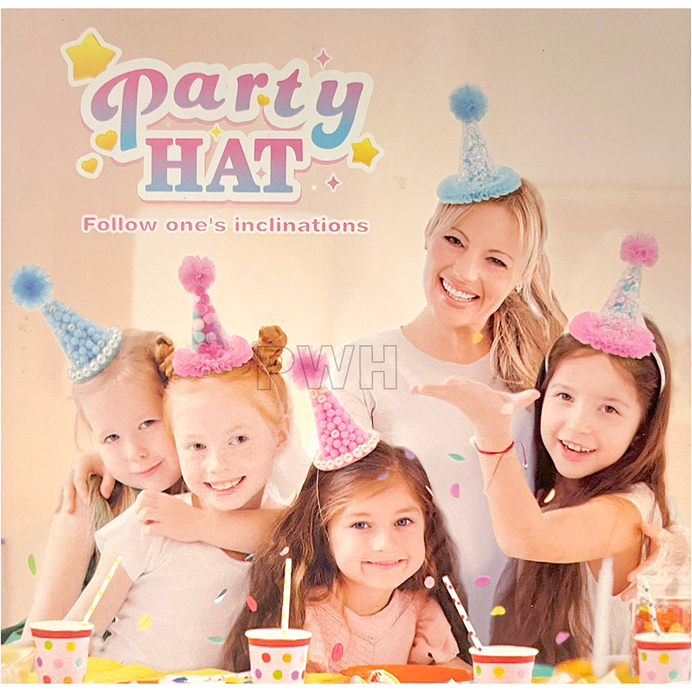 Kid's Birthday Transparent Cap - Assorted Design [1 Pcs]