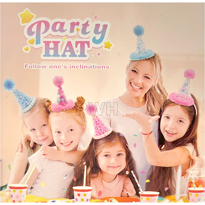 Kid's Birthday Transparent Cap - Assorted Design [1 Pcs]