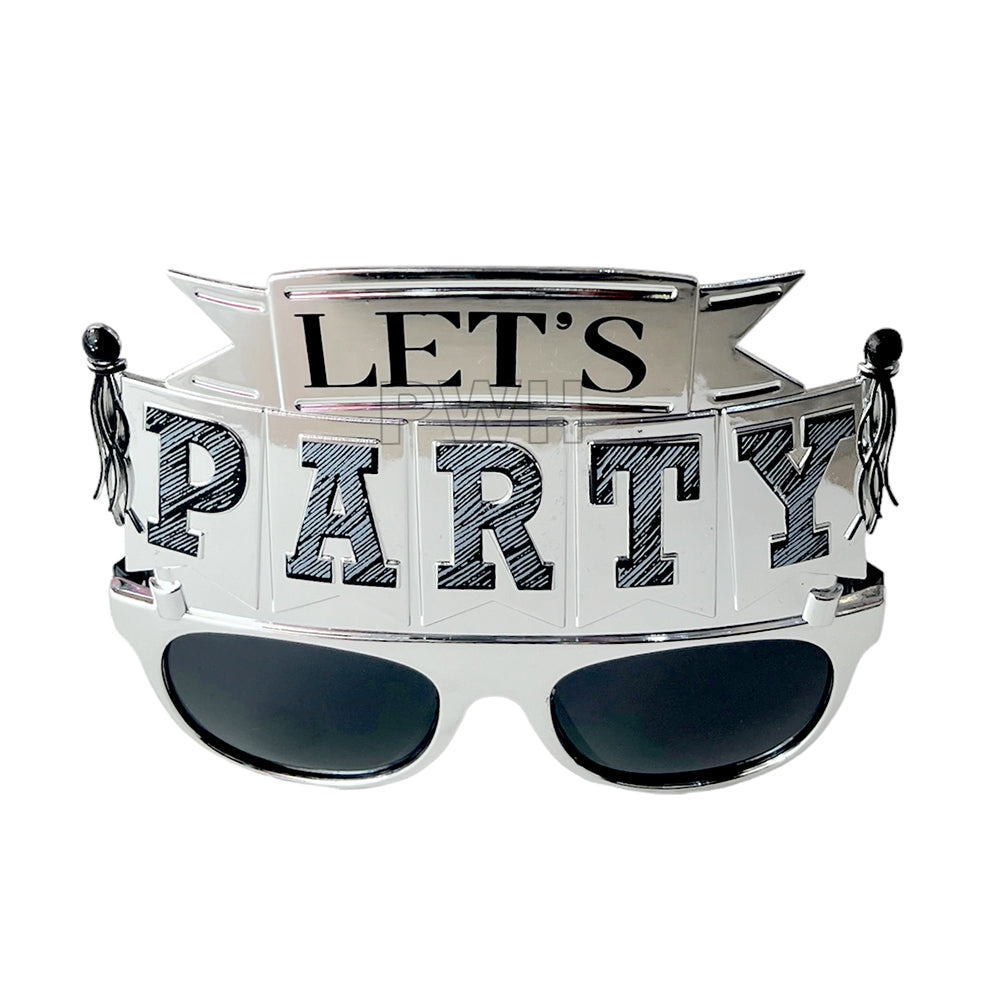 Premium Let's Party funny goggles for birthdays, anniversaries, bachelorette parties, office celebrations, photo booth props, themed events, and wholesale party supplies from Party Wholesale Hub India.