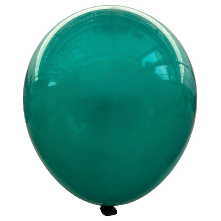 12" Metallic Crystal Latex Balloons - Isolated - Green - Party Wholesale Hub