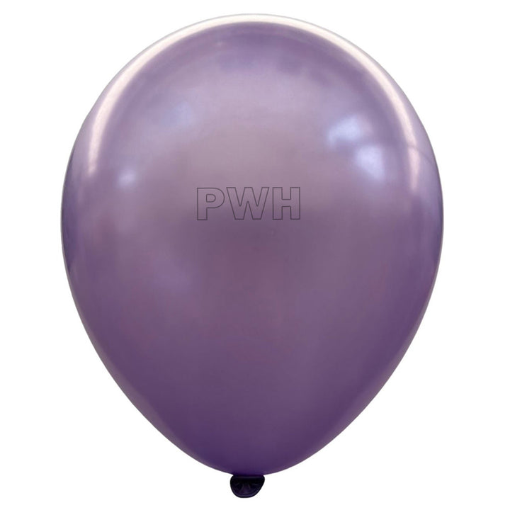 12" Metallic Pearl Latex Balloons [100 pcs pack] - Lavender