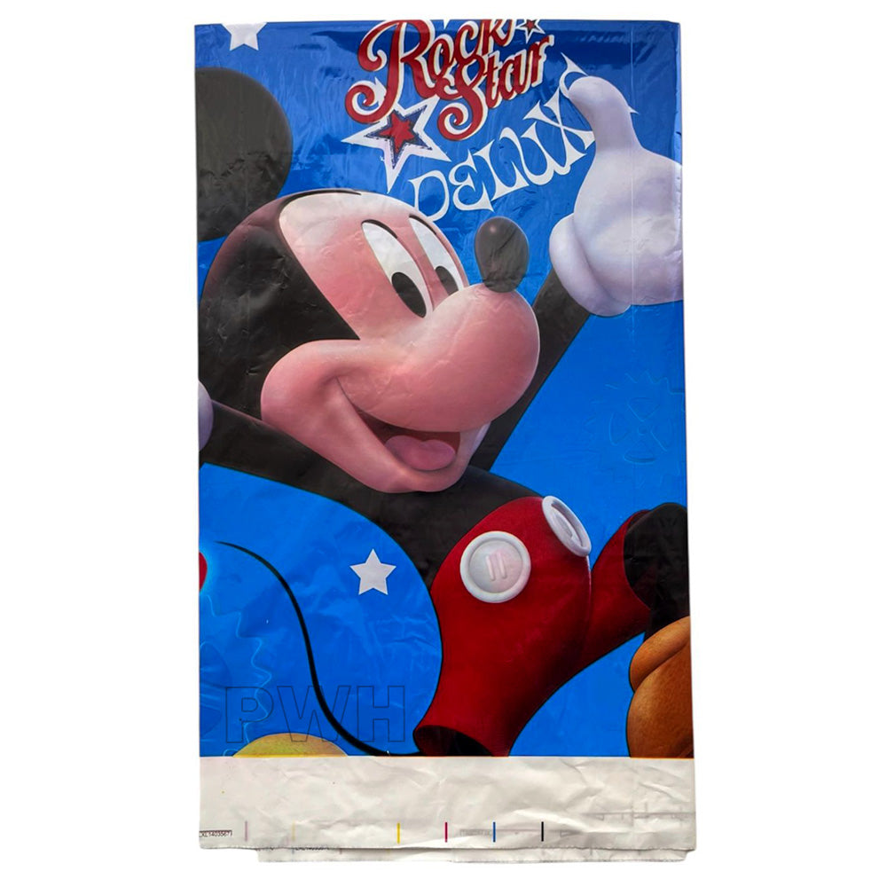 Mickey Mouse theme plastic table cover 43 x 71 inches for kids birthday party table decoration, disposable wholesale table cover.