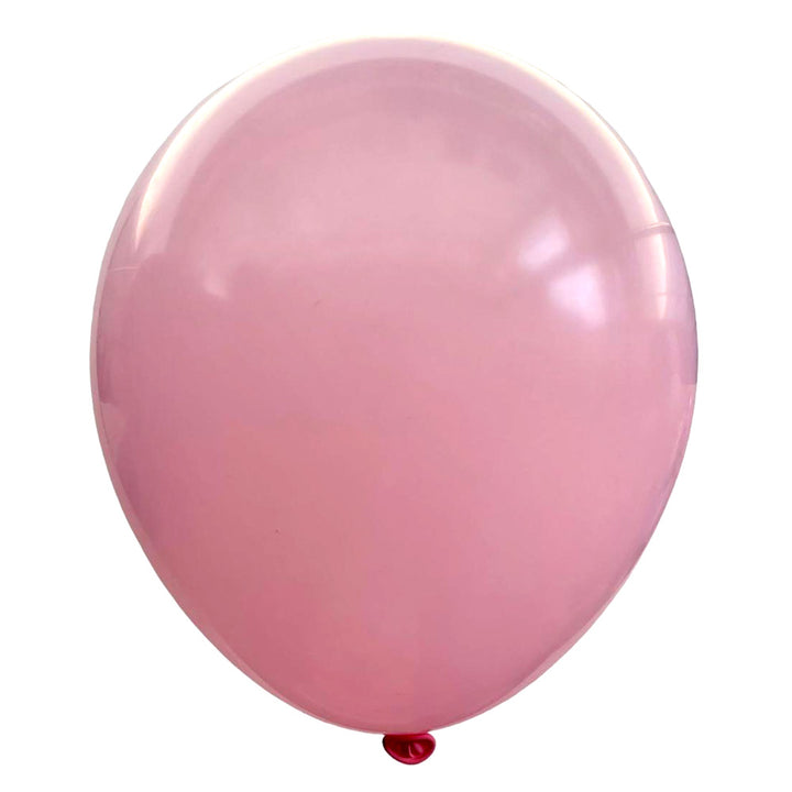 12" Macaron Latex Pastel Balloons - Isolated - Light Pink - Party Wholesale Hub