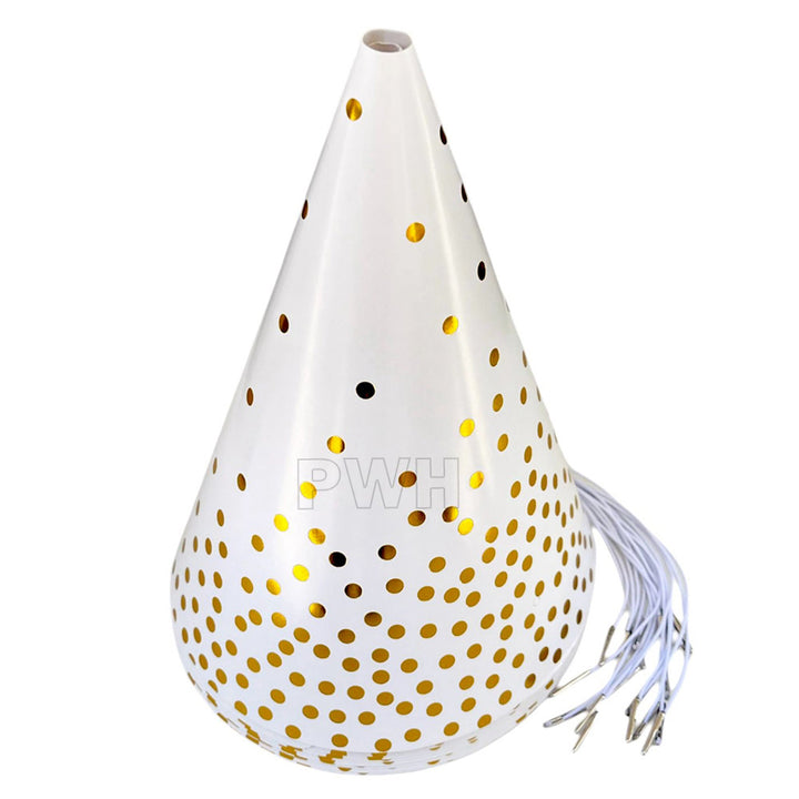 Polka Theme Glossy Birthday Caps [10 Nos]