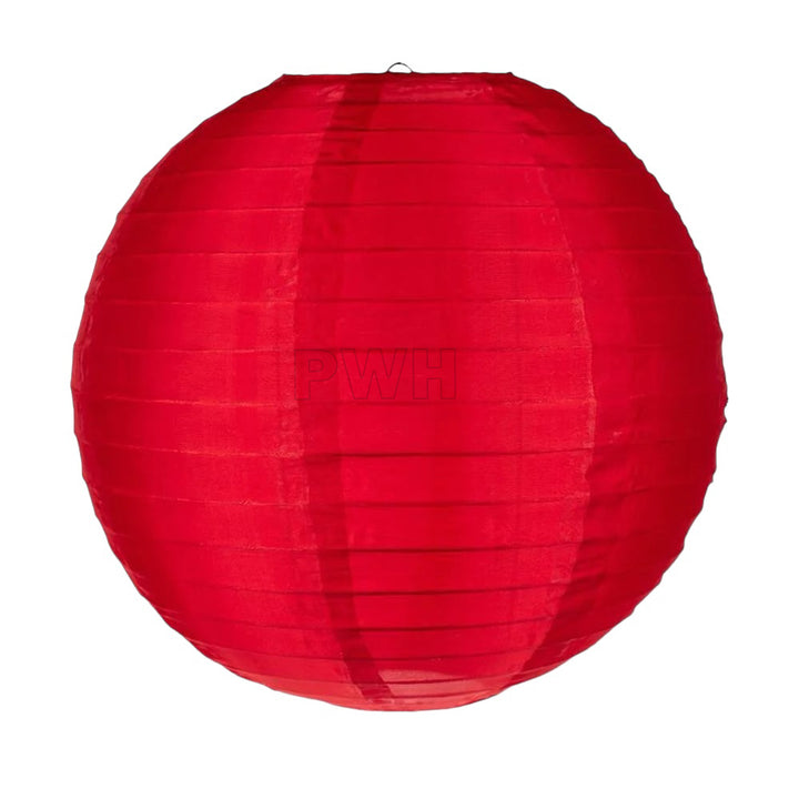 16 inch round paper decorative lantern available in 8 colors for wedding, birthday, festival, and hanging party decoration available wholesale from Party Wholesale Hub