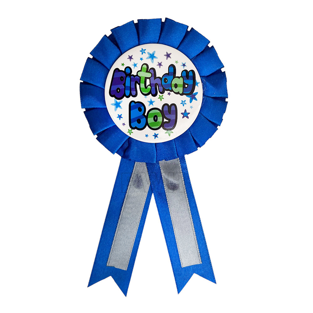 Premium Birthday Boy and Birthday Girl satin badges for kids' birthday parties, celebration events, themed birthdays, school functions, and birthday photo props from Party Wholesale Hub India.
