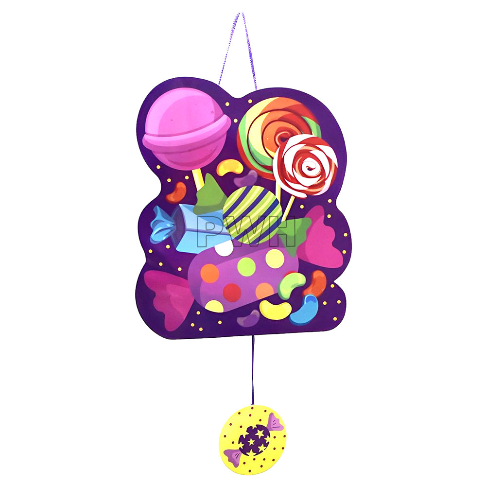 Candy theme party pinata for kids birthday, Candyland party game, and hanging decoration available wholesale from Party Wholesale Hub
