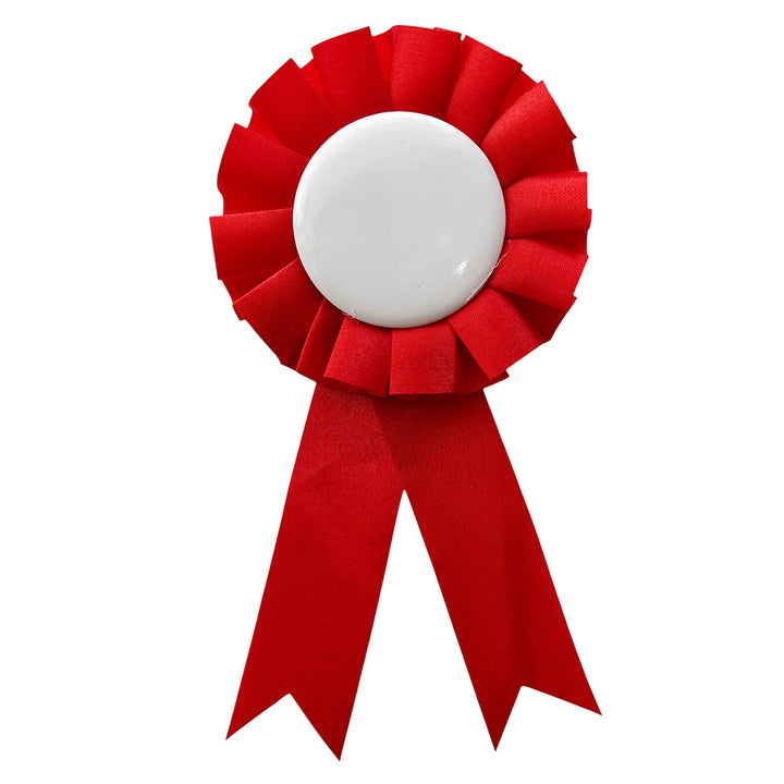 Premium DIY printable blank satin badge for personalized birthday parties, bachelorette celebrations, corporate events, school functions, and custom event branding from Party Wholesale Hub India.