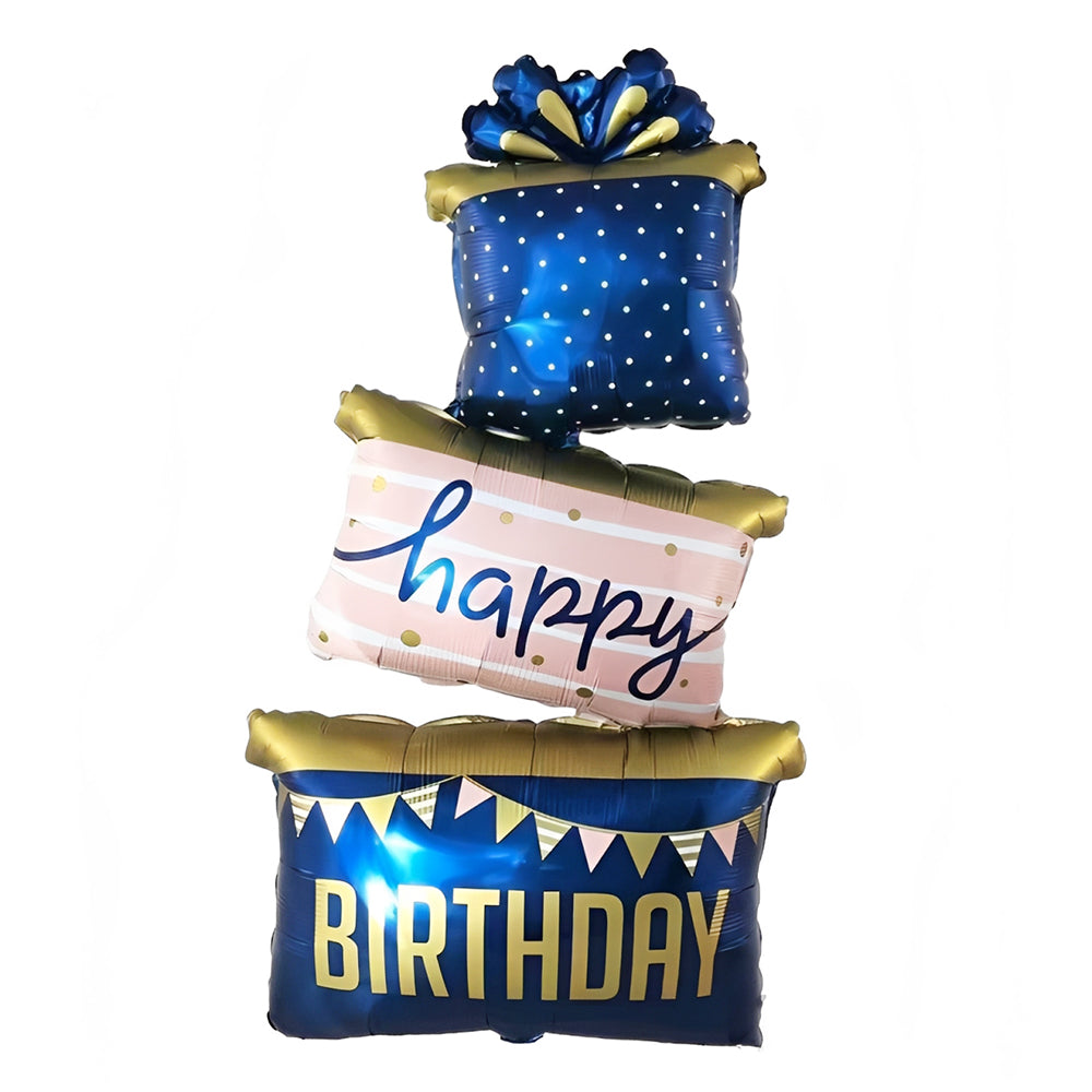 Happy Birthday holographic super shape Mylar foil balloon for birthday party decoration wholesale supplier in India
