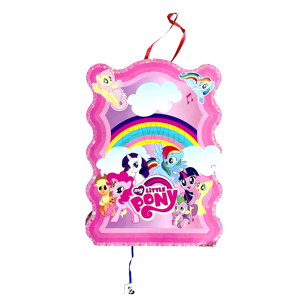 Little Pony pinata khoi bag for kids birthday party, pony theme celebration, unicorn party, and party game available wholesale from Party Wholesale Hub